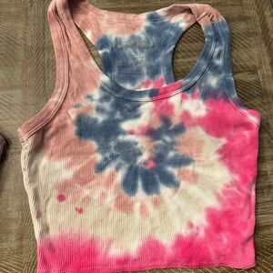 Katie J Tie Dye Tank XL